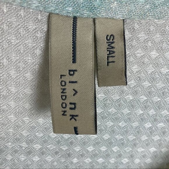 Anthropologie Blank London Tie Dye Peasant Peplum Blouse Size Small Boho Bl-Nk S - Picture 3 of 12